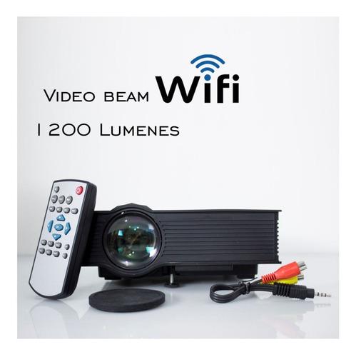 Mini Proyector Led Video Beam 1200 Lumens Wifi Uc68 Cine